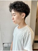 メンズ/ベリーショート/スパイキー/ピンパーマ/大矢