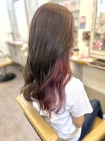 セブンルックス モカ 宇都宮鶴田店(7LOOKS mocha)&nbsp;フューチャーピンクのインナーカラー