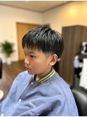 ツーブロックショート