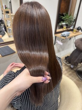 エスト 幕張本郷(est.) 幕張本郷アプリコットオレンジハイライトカラーくびれヘア