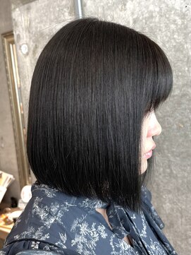 アヤラグランスパ 船橋店(AyaLA GRAN SPA) 【福田隆晃】ブラックカラー/ボブ/暗めカラー