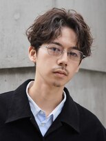 フィフス 原宿(fifth) 原宿ツイストスパイラルパーマメンズカットセンターパート30代