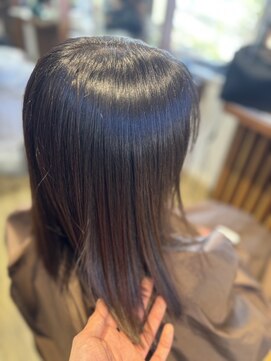 アローズ 大牟田店(arose) ダメージレス髪質改善回数が増えるほど、艶が増す