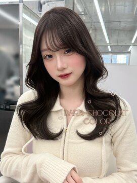 エヌアイ オモテサンドウ(ni omotesando) ☆透明感ダークショコラカラー くびれヘア☆