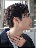 札幌大通メンズパーマシャドウパーマ無造作パーマメンズカット