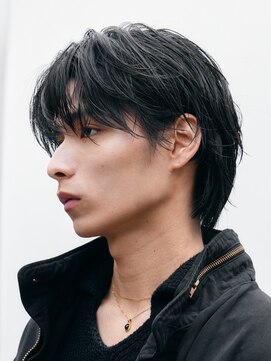 フィフス 札幌大通(fifth) 札幌フェザーパーマセンターパートメンズパーマフェザーショート