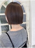 切りっぱなしボブ/ミニボブ/髪質改善トリートメント