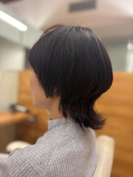 ファースト 長町店(first) 【アディクシーカラー】レッドブラウンで艶めく大人ウルフ