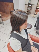ネオリーブチノ 登戸店(Neolive cino) 【アンブレラカラー】ブリーチなし 白髪ぼかし