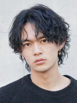 フィフス 大分(fifth) 大分スパイラルパーマメンズカットラウンドマッシュツーブロック