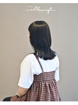 エル トゥー エフ(el two ef)&nbsp;クラゲカット/ウルフカット/ブルーブラック/20代/30代/40代/50