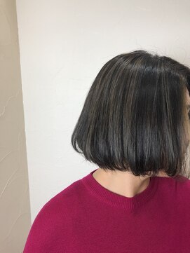 キャラ 池袋本店(CHARA) グレージュハイライトボブ【キャラ池袋/chara池袋/玉城光】_