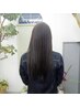 縮毛矯正+髪質改善トリートメント　22000円→18300円