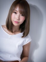 カバーヘア ブリス 北浦和(COVER HAIR bliss) 大人かわいい♪斜めバングのナチュラルボブw北浦和20代30代40代