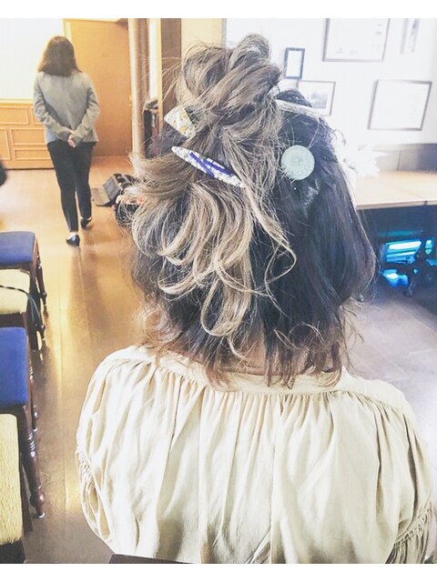 私服に合うお出かけヘアアレンジ