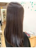 ツヤツヤグレージュヘア