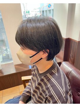 フラップ(FLAP) マッシュショート☆カーキアッシュ