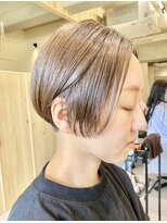 フイ(HUI)&nbsp;メンズライクミニウルフショートウルフマロンベージュ