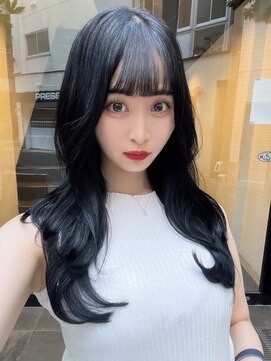 ピープスアンドスー 表参道 渋谷(Peeps&Suu.) 韓国ヨシンモリ/コリアンブルー/ぱっつん前髪