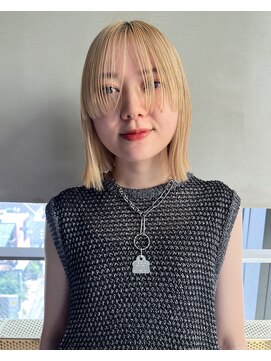 ブローチ 表参道(broocH) パツっとボブ/ボブ/顔まわり/顔まわりカット/表参道/青山