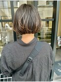ぱつっとボブ/ショートボブ/ハイライト[横浜駅]