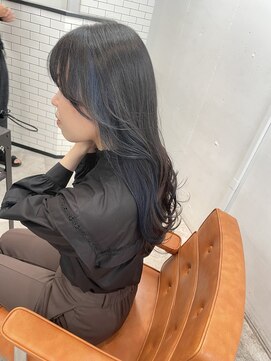 アイリー 名古屋(A/LEE) インナーカラー／青カラー