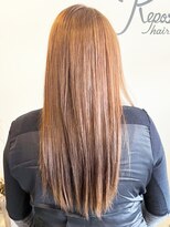 レポヘアー(Repos hair)&nbsp;20代30代40代アッシュベージュ髪質改善カラー艶感ストレート