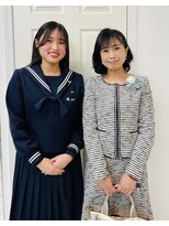 サロンドノア(Salon de NoA)&nbsp;卒業式ヘアセット