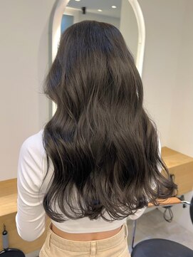 ジーナ 船橋(Zina) 髪質改善*ロングレイヤーグレーベージュ*美髪【Zina船橋】