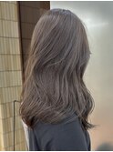 ブリーチなしカラー 赤味消し グレージュ ベージュ/momoka