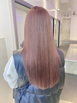 ダブルカラーミルクティーピンクベージュカラーケアブリーチ韓国