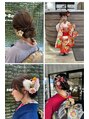 ディーボーイ 健軍店(D-BOY) 着物の着付け、ブライダルでののヘアメイク経験もあります