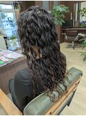 スパイラルパーマ