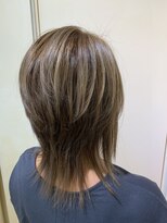 アズール 草加(azule)&nbsp;ハイライトカラー　　ウルフ　ナチュラルブラウン