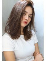 ロゼ 枚方(Rose)&nbsp;【ROSE】レイヤーカット＿ベージュカラー＿ツヤ髪スタイル