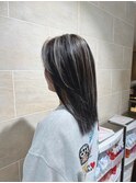 20代30代40代ハイライト外国人風カラープラチナアッシュ