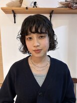 ガーランド (Garland)&nbsp;☆くるくるパーマレイヤーカット顔まわり