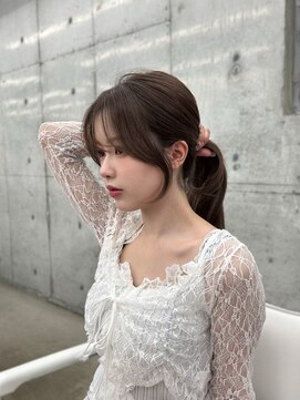 エヌアイ オモテサンドウ(ni omotesando) 大人気！盛れる顔周りカット シースルー前髪