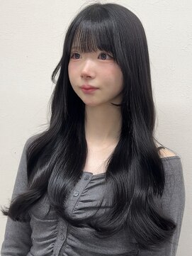 ハチ(HACHI) 透明感ブラックで韓国巻き