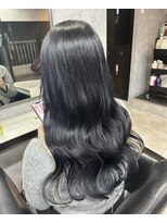 フィーネ(Fi-Ne) プルエクステでダークネイビー