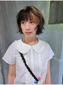 デザインカラーボブレイヤーシャギーボブボブウルフレイヤーボブ