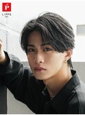 【LIPPS天神】センターパート　ワックスなし簡単スタイリング