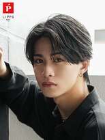 リップス 天神(LIPPS)&nbsp;【LIPPS天神】センターパート　ワックスなし簡単スタイリング