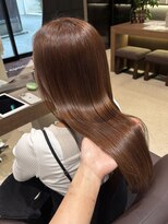 ショコラ アン 横須賀中央&nbsp;秋のまろやかベージュ◎透け感ロング×美髪ストレート