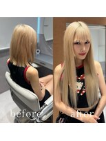 サロウィン 静岡 呉服町通り店(SALOWIN)&nbsp;【ボブ⇒胸下の長さ】ホワイトベージュ