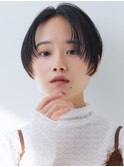 小顔カット×透明感カラー[恵比寿駅/髪質改善/オリーブグレー]