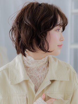 カバーヘア 上尾西口店(COVER HAIR) ■くすみベージュ小顔顔周りレイヤーミディアム811上尾20代30代