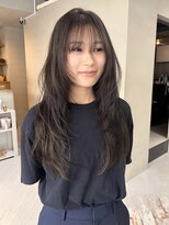 ヘアー アイス ルーチェ(HAIR ICI LUCE) レイヤーカットグレージュカラーオリーブグレージュ/なかにし