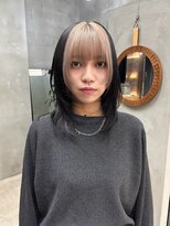 テトヘアー(teto hair)&nbsp;ミディアムレイヤー ワイドバング デザイン