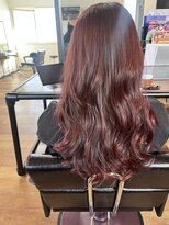 ラタ(raTa) ワインレッドカラーブリーチなし